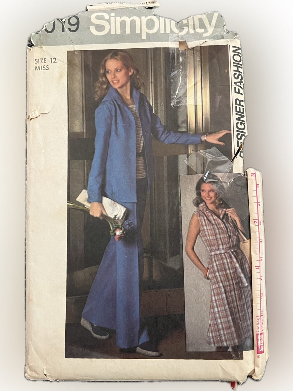 🍄Vintage New Simplicity 8019 Uncut Pattern Pants Shirt Skirt Sewing Size 12